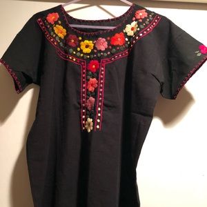 Multiple Mexican peasant blouse shirt